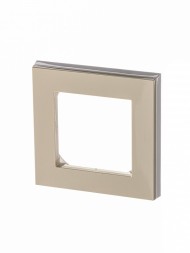 Рамка ABB Levit Слоновая кость / Белый 1 пост 2CHH015010A6017 3901H-A05010 17W