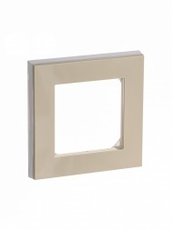 Рамка ABB Levit Слоновая кость / Белый 1 пост 2CHH015010A6017 3901H-A05010 17W