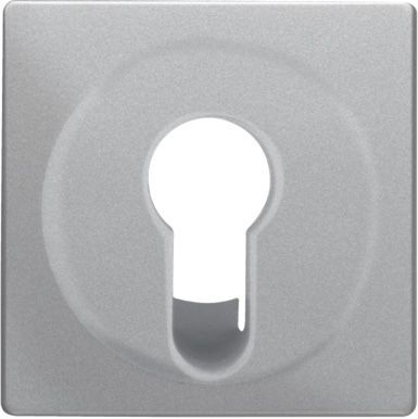 Центральная панель Berker R.1 Berker Q.1 алюминиевый с эффектом бархата, для замочных выключателей/кнопок 15076084