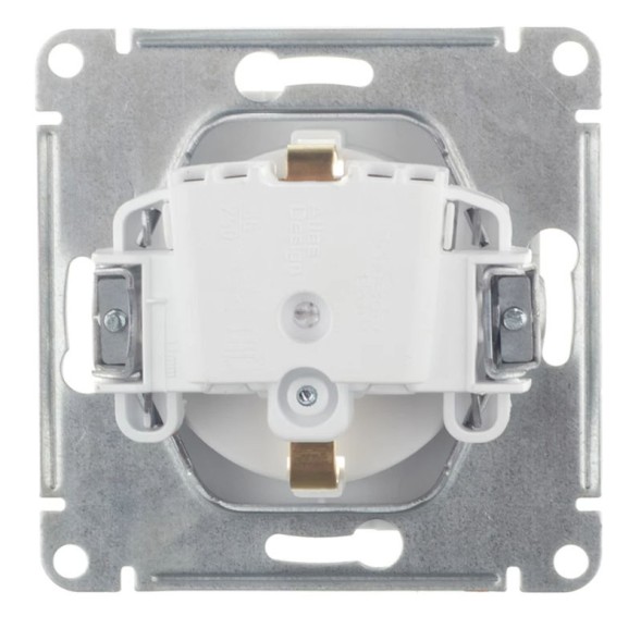 РОЗЕТКА с заземлением, 16А, механизм, быстрозажим. клем., ПЕСОЧНЫЙ Schneider Electric Art Gallery GAL001243S