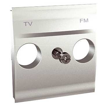 Центральная плата Schneider Electric Unica Class Top алюминий TV\FM розетки MGU9.440.30