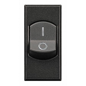 Выключатель Bticino Axolute Антрацит 32 А 1 модуль HS4011