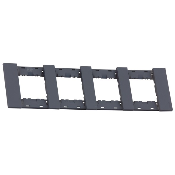 Рамка 4-ая цвет-Грифель матовый MEITON AA4802M4AL