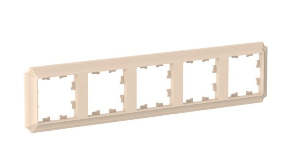 ATN101205 5-постовая РАМКА ПЕСОЧНЫЙ, AtlasDesign Antique Schneider Electric
