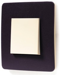 Рамка Schneider Electric Unica Studio Color Лиловый / Бежевый 1 пост NU280215