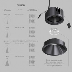 Встраиваемый светильник SHINE GLOW DK2431-DN