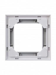 Рамка ABB Levit Серый / Белый 1 пост 2CHH015010A6016 3901H-A05010 16W