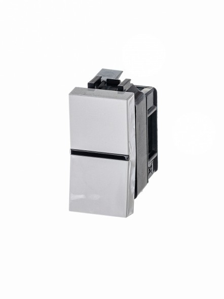 Механизм выключателя ABB Zenit альпийский белый 1-полюсного с клавишей 1-модульный 2CLA210100N1101 N2101 BL