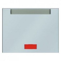 Клавиша Berker K.5 нержавеющая сталь в комплекте с 5 линзами и полем для надписи 14157104