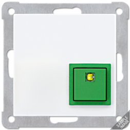 Кнопка отключения сирены Jung серая NRSLS0834ATLG