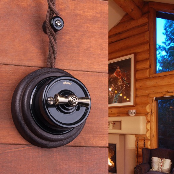 Ретро кабель витой 2х1,5 коричневый 50 м Werkel W6452514