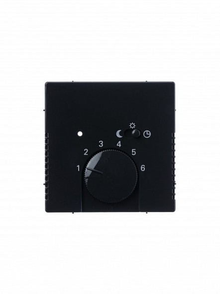 Плата центральная (накладка) ABB Future антрацит для механизма терморегулятора (термостата) 1095 U 1096 U 2CKA001710A3630 1795-81