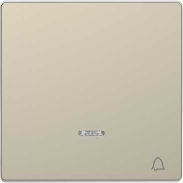 Клавиша Merten D-Life сахара с линзой для led модуля, символ звонок MTN3325-6033