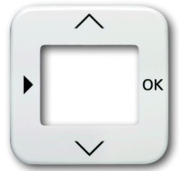 Плата центральная (накладка) ABB Reflex SI альпийский белый для таймера 6455 6456 2CKA006430A0401 6435-214-500