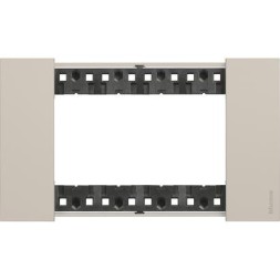 Рамка Bticino Living Now Бежевый 4-модульная KA4804KM