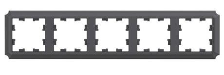 ATN101405 5-постовая РАМКА БАЗАЛЬТ, AtlasDesign Antique Schneider Electric
