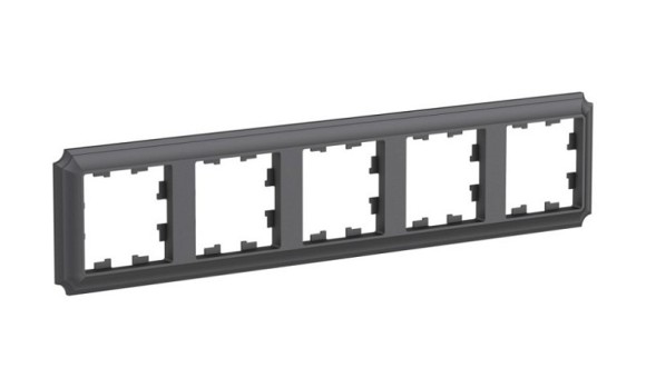 ATN101405 5-постовая РАМКА БАЗАЛЬТ, AtlasDesign Antique Schneider Electric