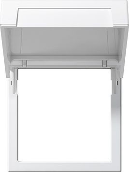 Монтажные рамки Gira System 55 Белый глянец с крышкой 265803