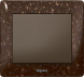 Рамка Legrand Galea Life Corian коричневый 1-постовая 771701