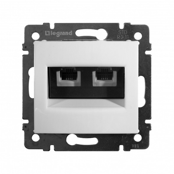 Розетка Legrand Valena Белый ТЛФ 2-ая 774439