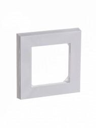 Рамка ABB Levit Белый / Белый 1 пост 2CHH015010A6003 3901H-A05010 03W