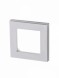 Рамка ABB Levit Белый / Белый 1 пост 2CHH015010A6003 3901H-A05010 03W