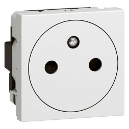 Розетка Legrand Mosaic 2к+З французский стандарт Лицевая панель Legrand Mosaic заподлицо, антибактериальная 077132