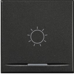 Axolute Клавиши без символов - 1 функция, 2 модуля Антрацит Bticino HS4915/2