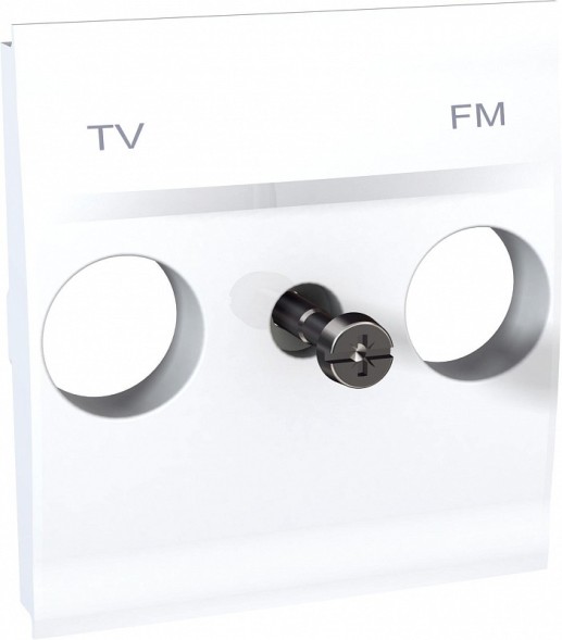 Центральная плата Schneider Electric Unica белый TV\FM розетки MGU9.440.18
