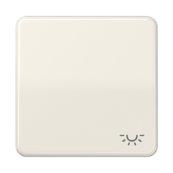 Клавиша Jung CD серия Бежевый 1-я с символом &quot;ОСВЕЩЕНИЕ&quot; CD590L