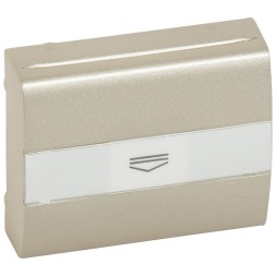 Лицевая панель Legrand Galea Life титан для выключателя с ключом-картой 771454