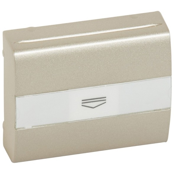 Лицевая панель Legrand Galea Life титан для выключателя с ключом-картой 771454