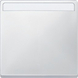 Клавиша Merten Artec полярно-белый 1-я, с полем для надписи, System Design MTN412319