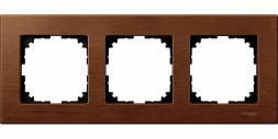 Рамка Merten M-Elegance Вишня 3 поста MTN4053-3472