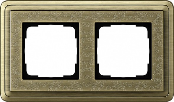 Рамка Gira Classix Art Бронза 2-постовая 0212661