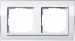 Рамка Gira Event Clear Белый 2 поста 0212723