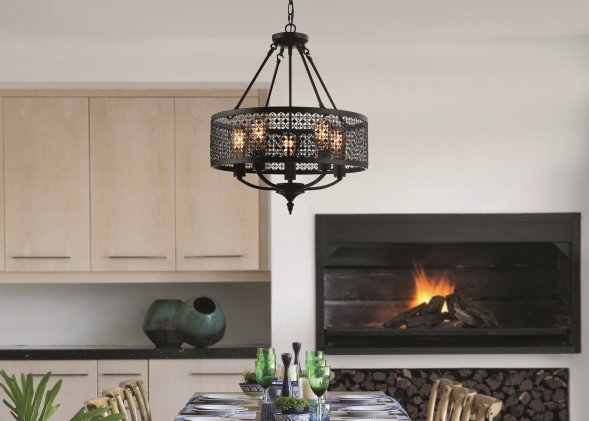 Люстра Freya FR4166-PL-05C-BL