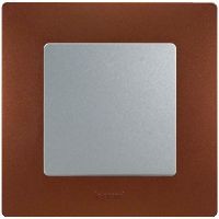 Рамка Legrand Etika Какао 1-постовая 672571
