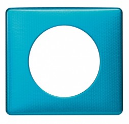 Рамка Legrand Celiane Металлик Лазурный пунктум 1 пост 068771