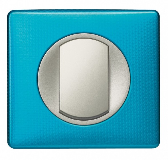 Рамка Legrand Celiane Металлик Лазурный пунктум 1 пост 068771