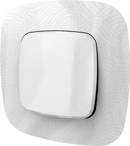 Рамка Legrand Valena Allure Тиснение белый 1 пост 754371