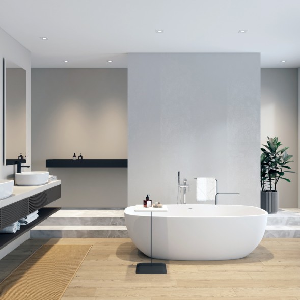 Точечный встраиваемый влагозащищенный светильник Denkirs DK3102-WH