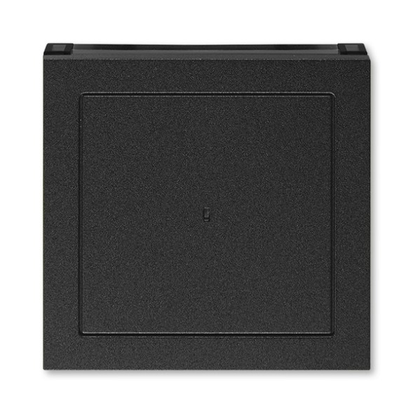 Накладка ABB Levit для выключателя карточного антрацит / дымчатый чёрный 2CHH590700A4063 3559H-A00700 63