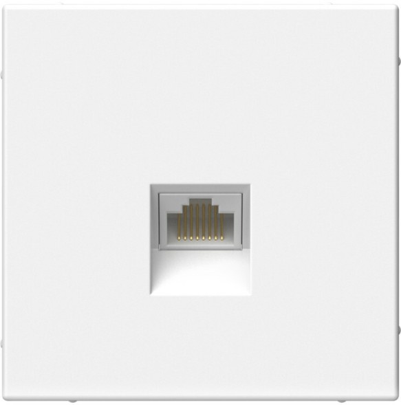Розетка информационная RJ45 категория 6a (Белый) Schneider Electric Systeme Art Gallery GAL000186
