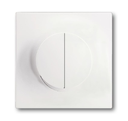 Клавиша ABB Impuls белый бархат для светорегулятора 6565 U 2CKA006599A2973 6545-774