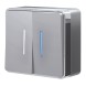 Выключатель двухклавишный с подсветкой Gallant серебряный Werkel W5020106