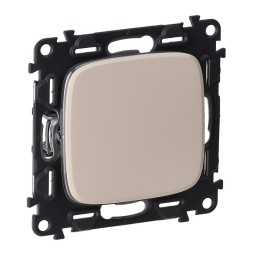 Переключатель Legrand Valena ALLURE Слоновая кость 10АХ 250В с лицевой панелью Безвинтовые зажимы 752806