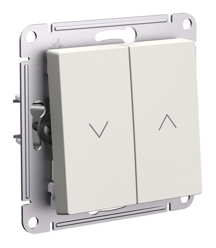 ATN000219 Выключатель для жалюзи 2-клавишный Systeme Electric ATLASDESIGN, скрытый монтаж, бежевый Schneider Electric
