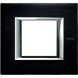 Рамка Bticino Axolute Квадрат Антрацит 2-модульная HA4802XS