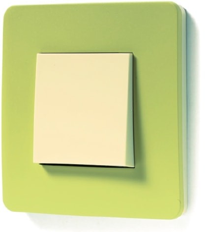 Рамка Schneider Electric Unica Studio Color Зеленое яблоко / Бежевый 1 пост NU280212